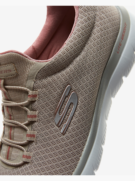 Skechers Bağcıksız Ayakkabı Gri-kahverengi 89576 6