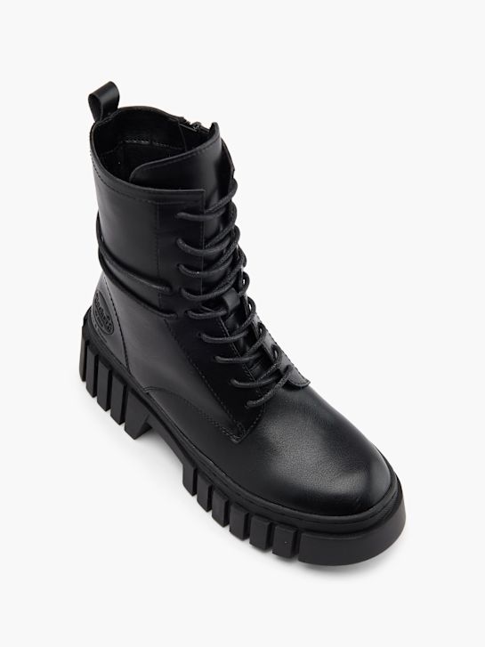 Dockers Čizme na pertlanje Crna 96497 2