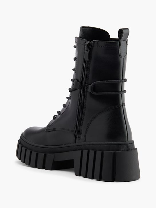 Dockers Čizme na pertlanje Crna 96497 3