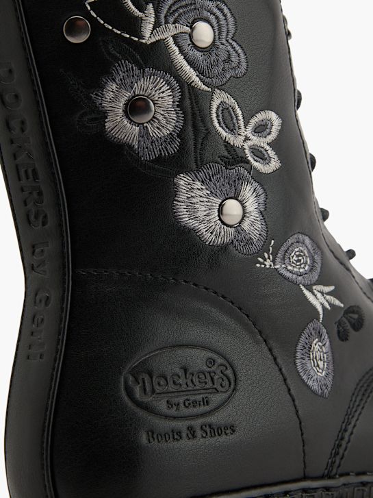 Dockers Bottes à lacets Noir 96499 5