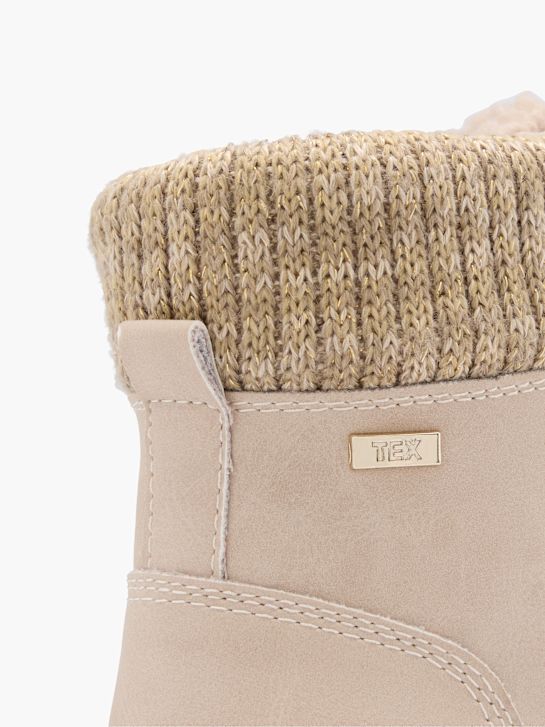 TOM TAILOR Snørestøvle Creme 96517 6