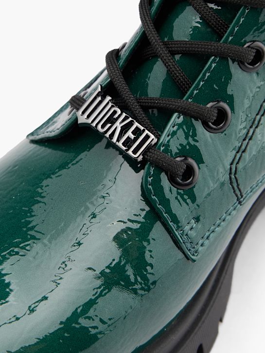 Wicked Lace-up boot Green 96538 6
