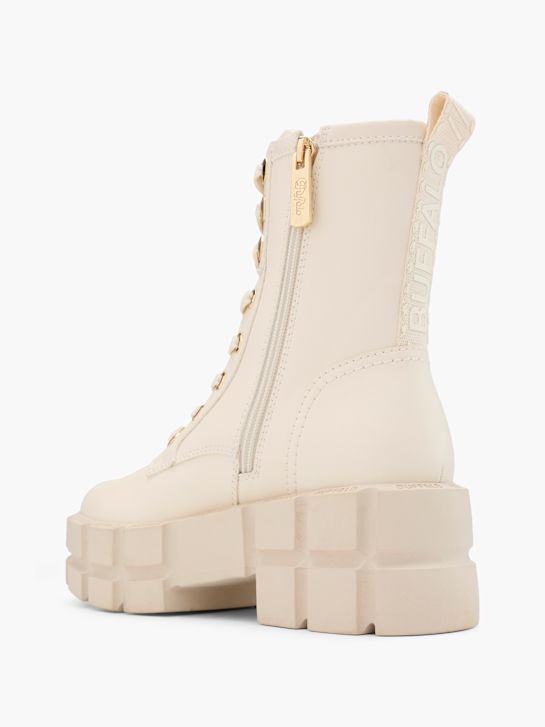 Buffalo Botki sznurowane Beżowy 96673 3