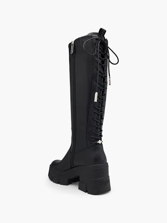 BUFFALO Buffalo Wysokie kozaki Czarny | DEICHMANN