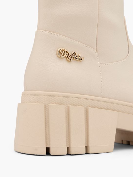 Buffalo Knee high boot Beige DEICHMANN