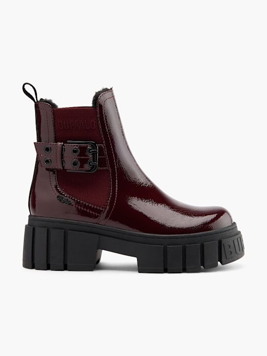 Buffalo Chelsea boot Vinröd 96819 1
