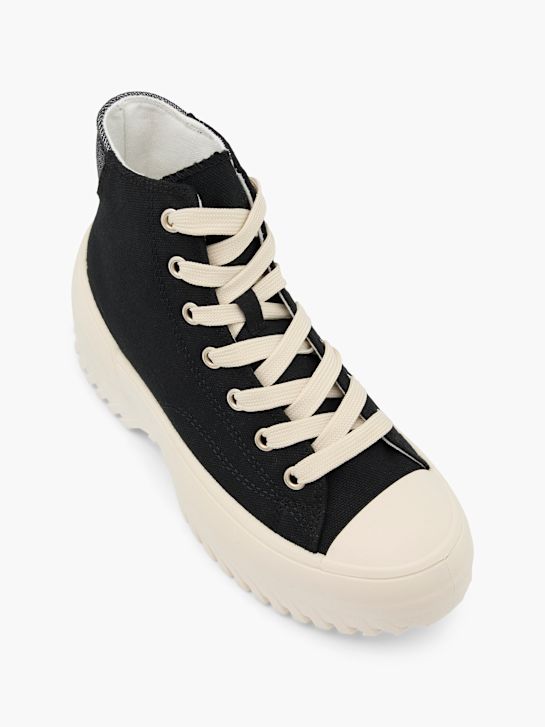 Claudia Ghizzani Magas szárú sneaker fekete DEICHMANN