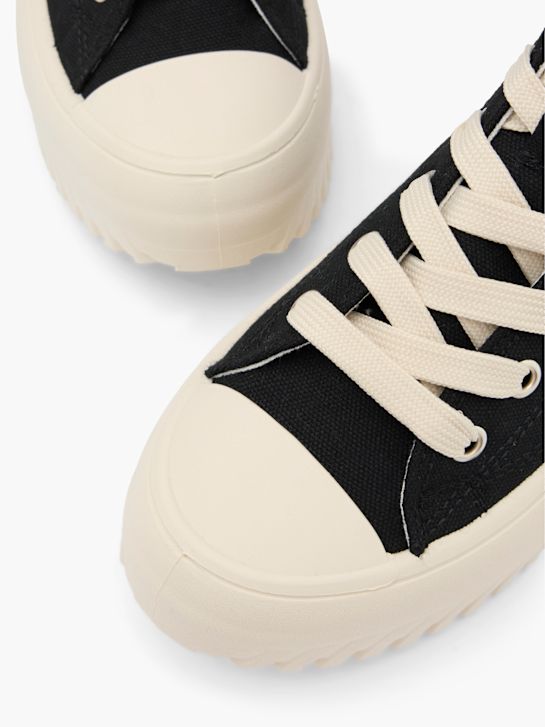 Claudia Ghizzani Magas szárú sneaker fekete DEICHMANN