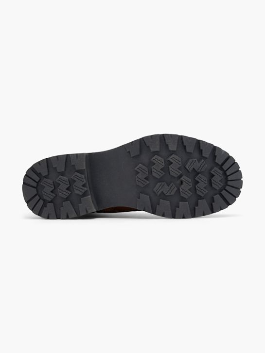 TOM TAILOR Botine cu șireturi Coniac 96991 4