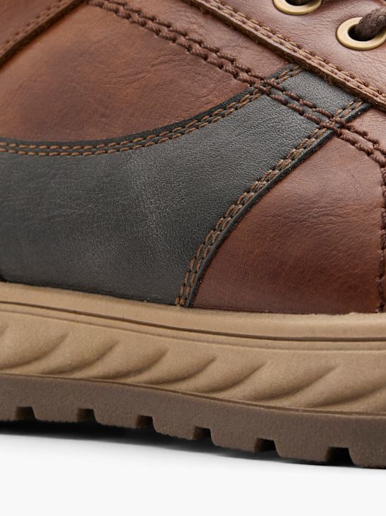 AM SHOE Šnurovacia obuv Hnedá 97675 5