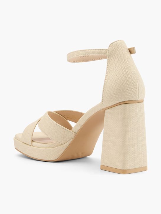 Graceland Sandalias de tacón Beige 97633 3