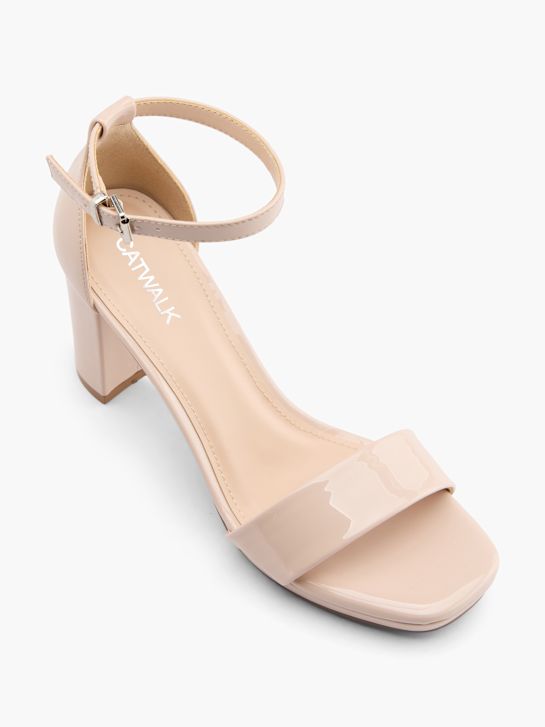 Catwalk Sapato de salto com fivela Beige 97638 2