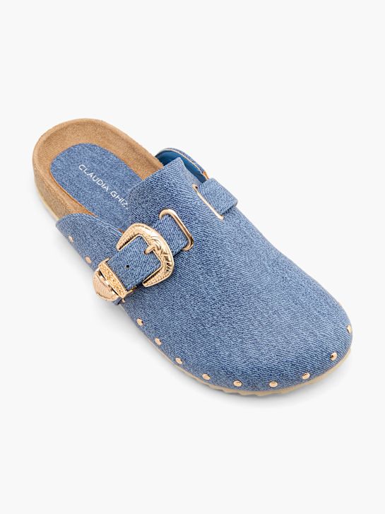 Claudia Ghizzani Hausschuh Blau 102357 2