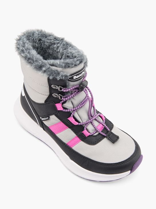 Schnürboots Graue Stiefel Damen Deichmann Bench Winterboots Grau