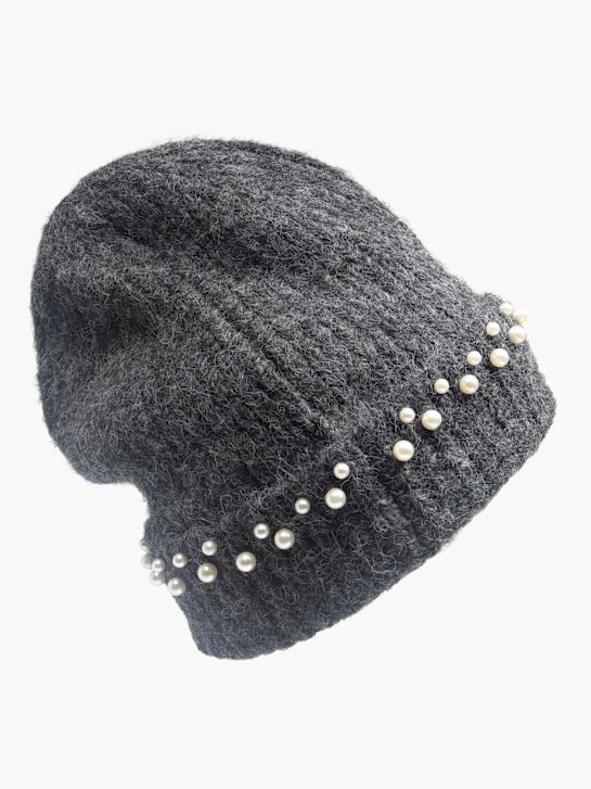 PIECES Beanie Grey 98667 2