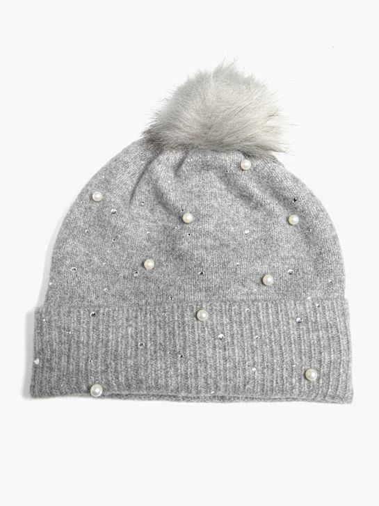 PIECES Knitted hat Grey 98674 1
