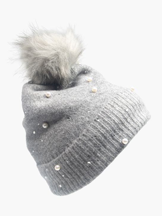 PIECES Knitted hat Grey 98674 2