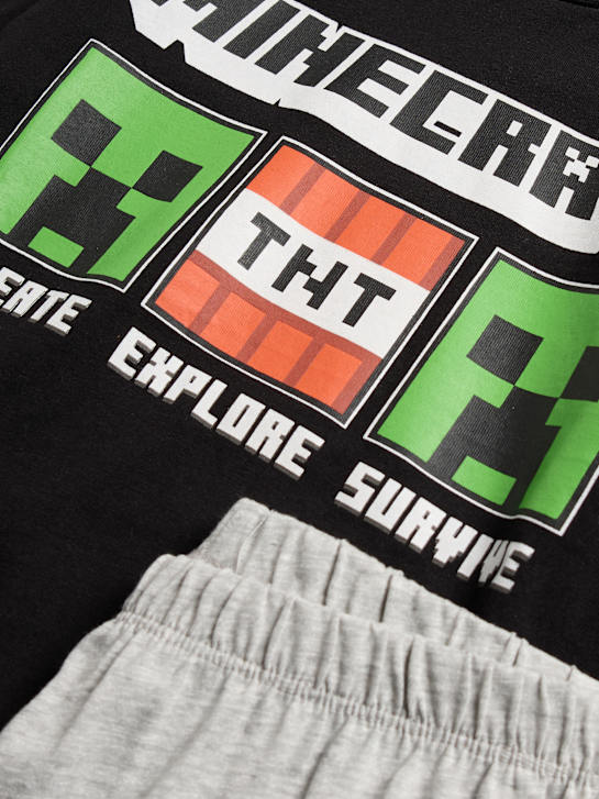 Minecraft Nachtwäsche Grau 98686 3