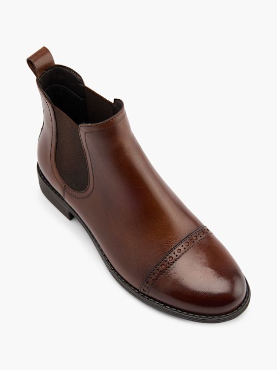 Cognac Chelsea Rot Stiefeletten Chelsea Boots Herren 47 Luzern