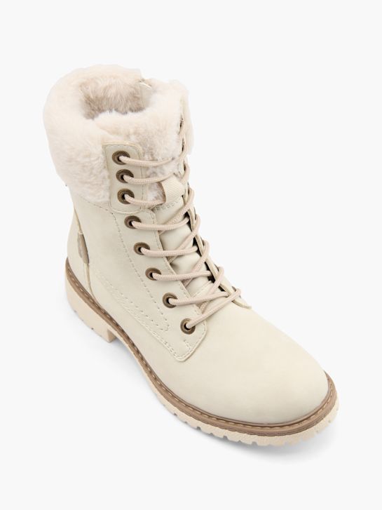 Easy Street Schnürboots Creme 99212 2