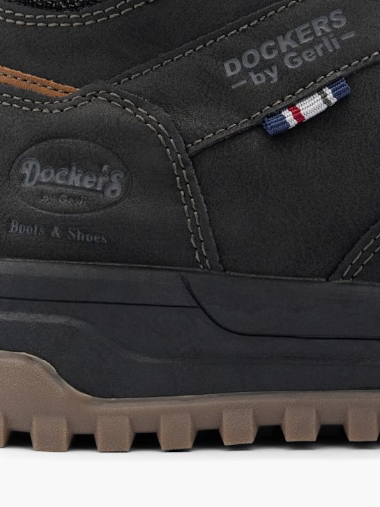 Dockers Bottes à lacets Noir 101518 5