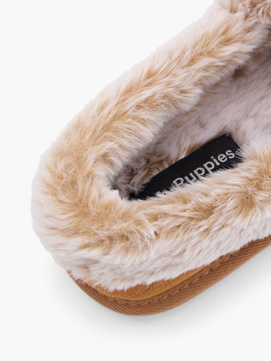 Hush Puppies Plush slipper Beige 101602 6