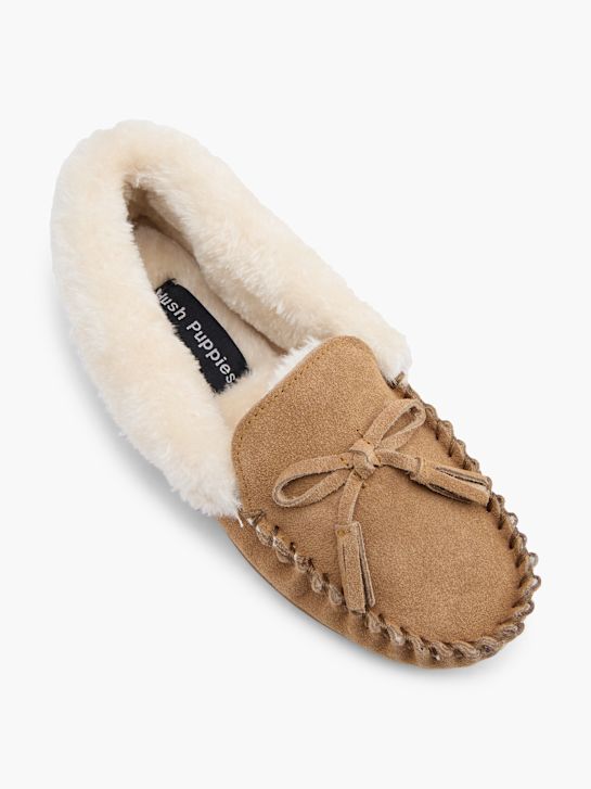 Hush Puppies Plush slipper Beige 101615 2