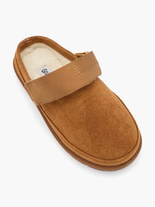 Graceland Closed-back slipper Brown 101848 2