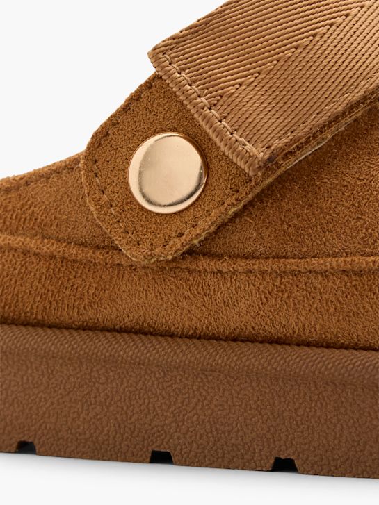 Graceland Closed-back slipper Brown 101848 5