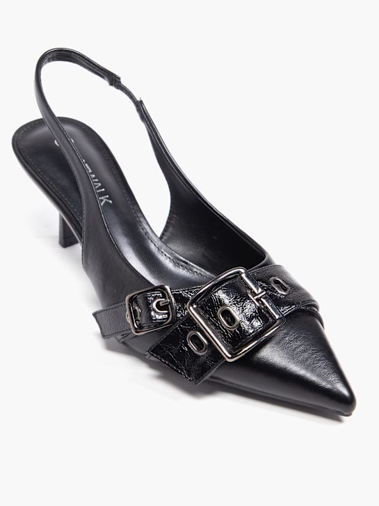 Catwalk Slingback heel Black 101995 2