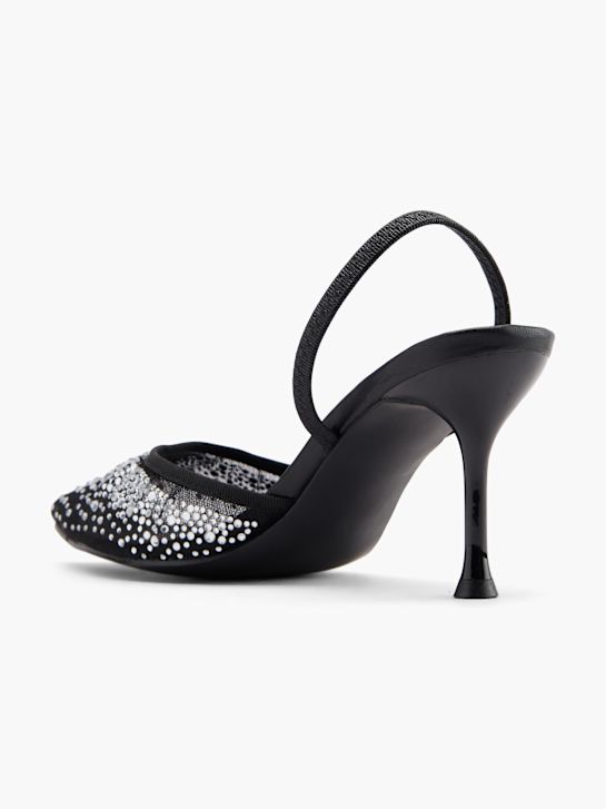 Catwalk Slingback heel Black 102010 3