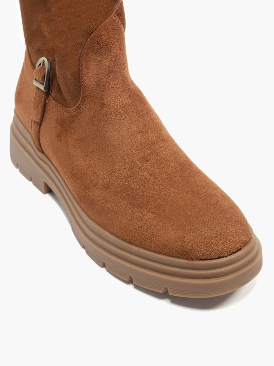 Graceland Wide boot Brown 102309 2