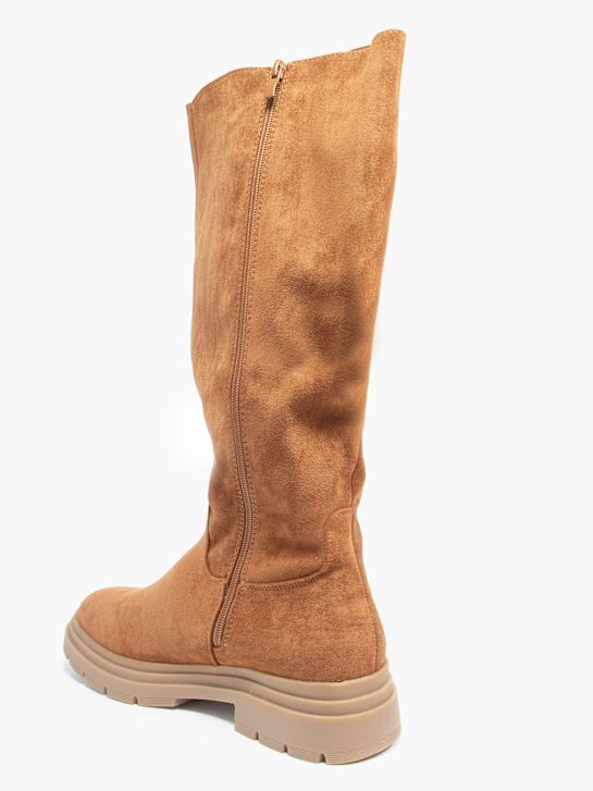 Graceland Wide boot Brown 102309 3