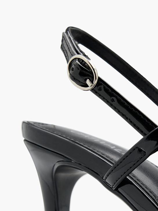 Catwalk Décolleté con cinturino Nero 102525 6
