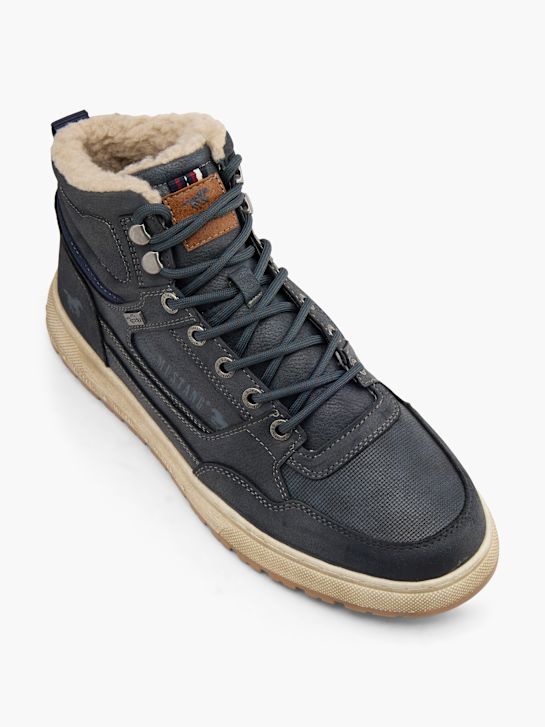 Mustang Sneakersy za kostkę Niebieski 103182 2