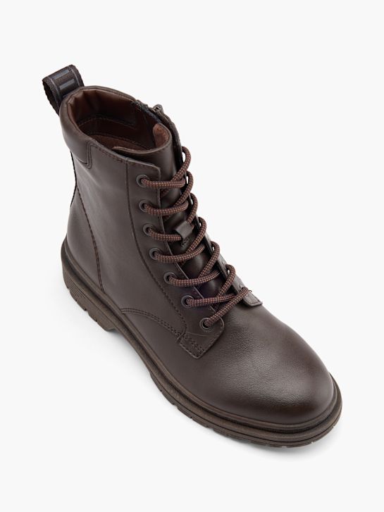 Bench Braun Leder Boots Deichmann Graceland Snørestøvle Brun DEICHMANN