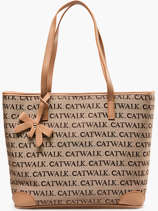 Catwalk Alışveriş Çantası Gri-kahverengi 103500 1