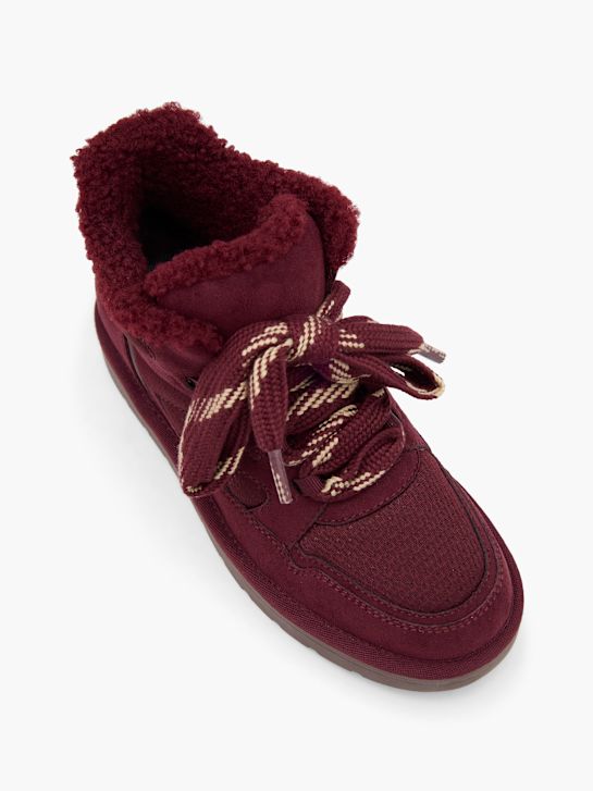 Graceland Bottes à lacets Bordeaux 103736 2