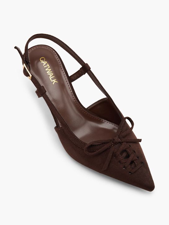 Catwalk Slingback heel Brown 103923 2