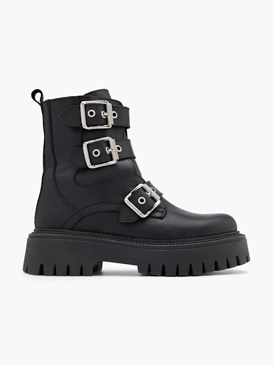 Buffalo Biker Boots Schwarz 104360 1
