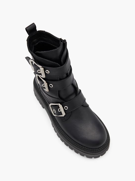Buffalo Biker Boots Schwarz 104360 2
