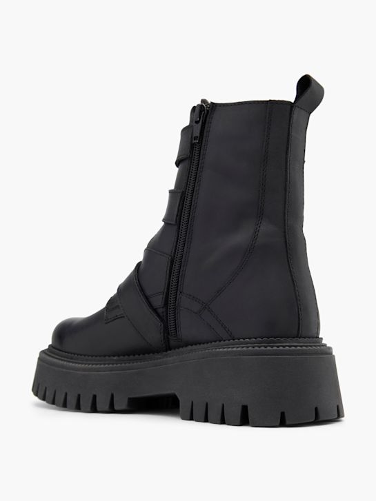 Buffalo Biker Boots Schwarz 104360 3