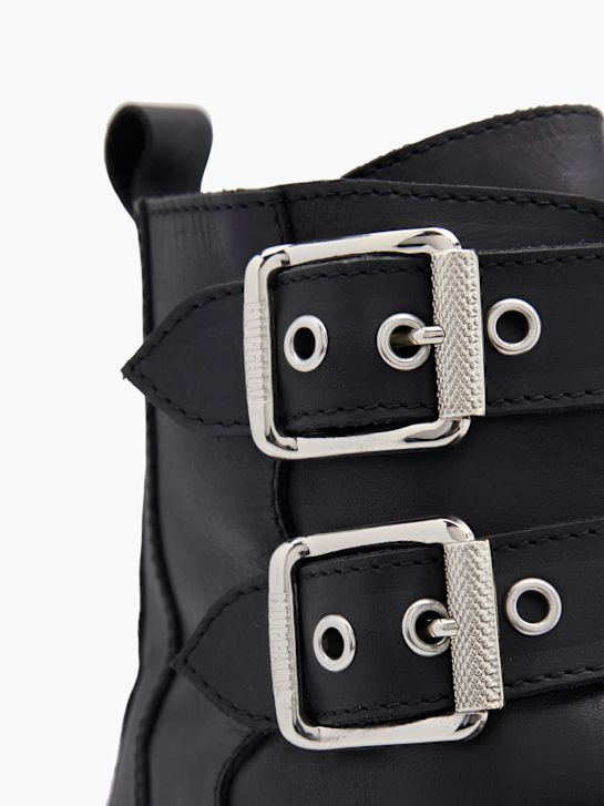 Buffalo Biker Boots Schwarz 104360 6