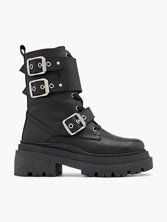 Buffalo Biker Boots Schwarz 104626 1