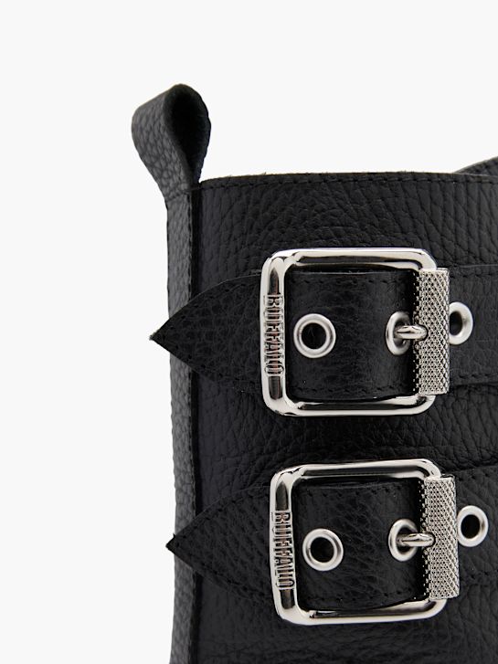 Buffalo Biker Boots Schwarz 104626 6