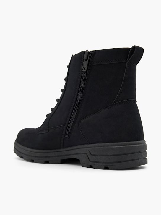 AM SHOE Čizme na pertlanje Crna 104830 3