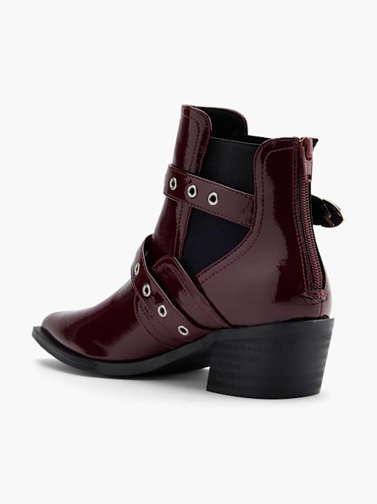 Läst Copenhagen Chelsea boot Vinröd 105369 3