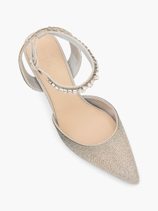 Wicked Spangenpumps Silber 105442 2