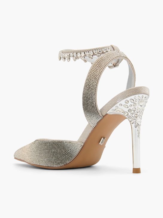 Wicked Spangenpumps Silber 105442 3