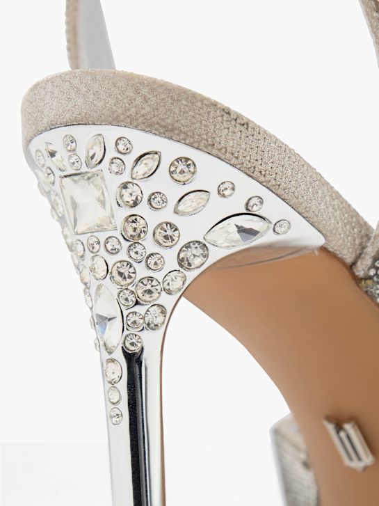 Wicked Spangenpumps Silber 105442 5